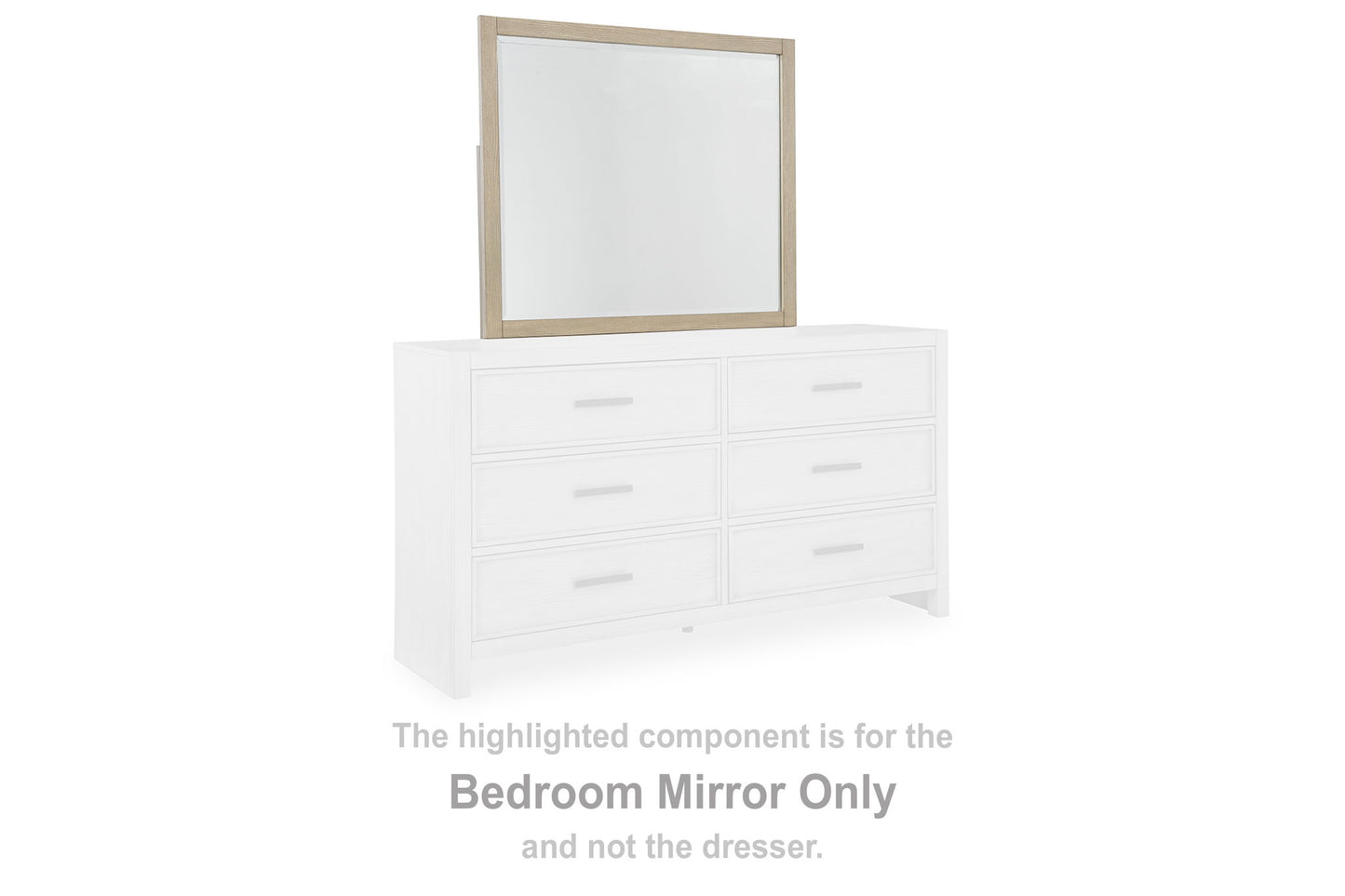Calmoro - Bedroom Mirror - Gray