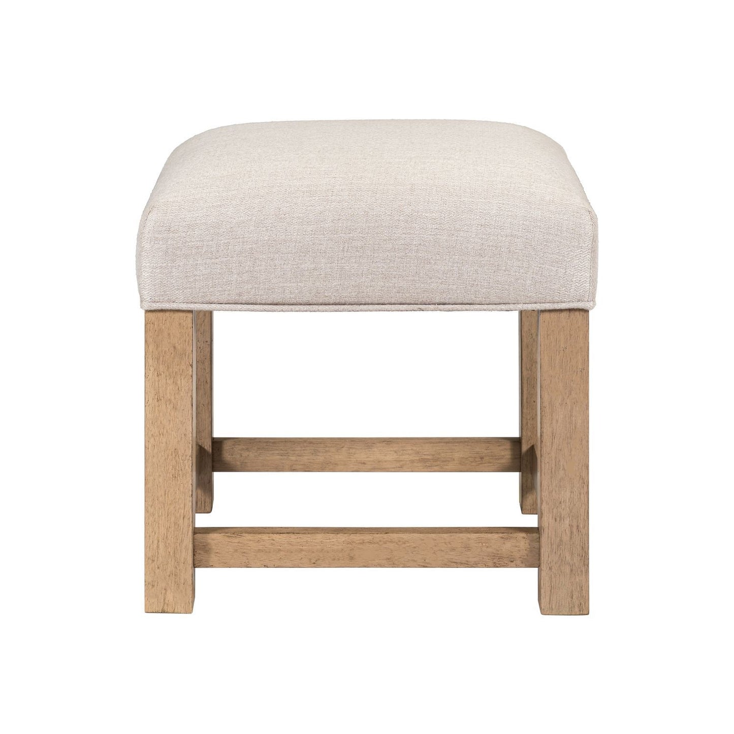 Corso - Upholstered Console Stool - Natural & Concrete