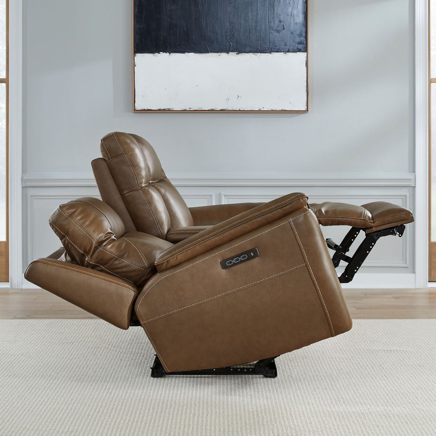 Collins - Loveseat With Console P3 & ZG - York Chestnut