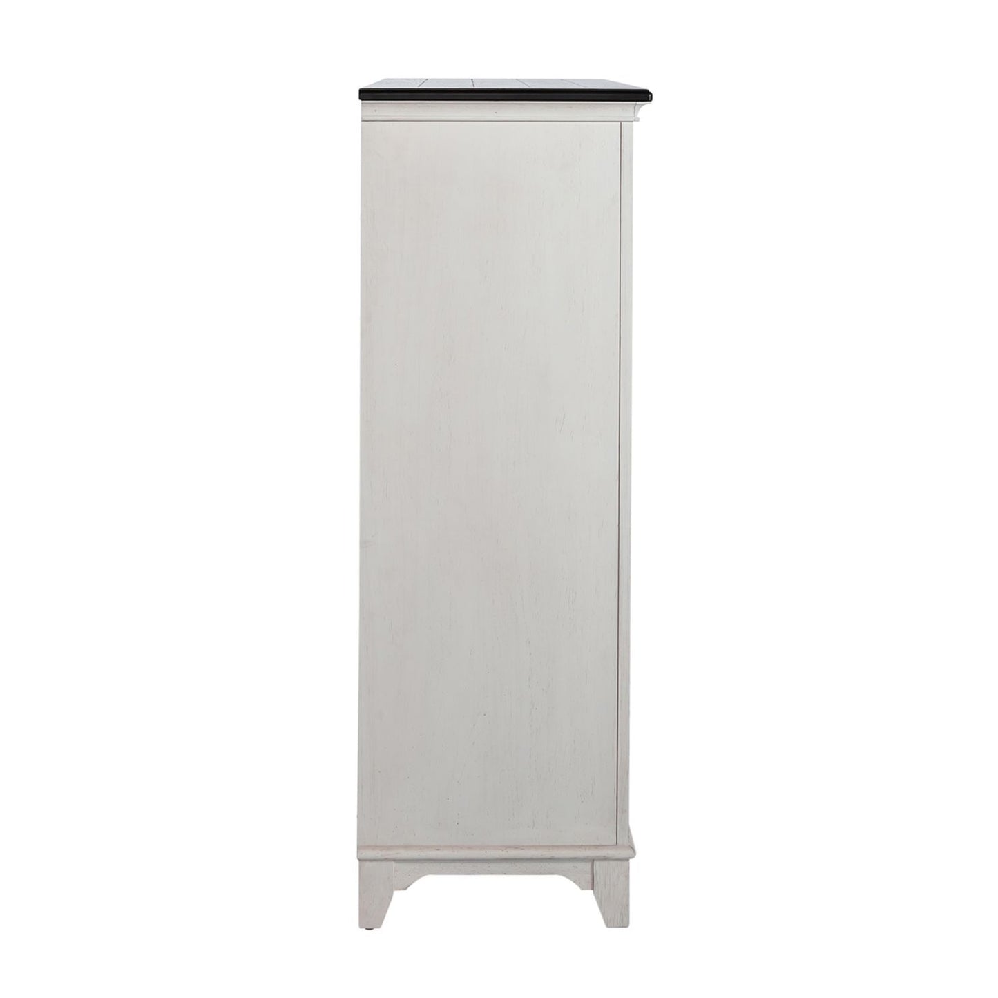 Allyson Park - 5 Drawer Chest - Wirebrushed White / Charcoal