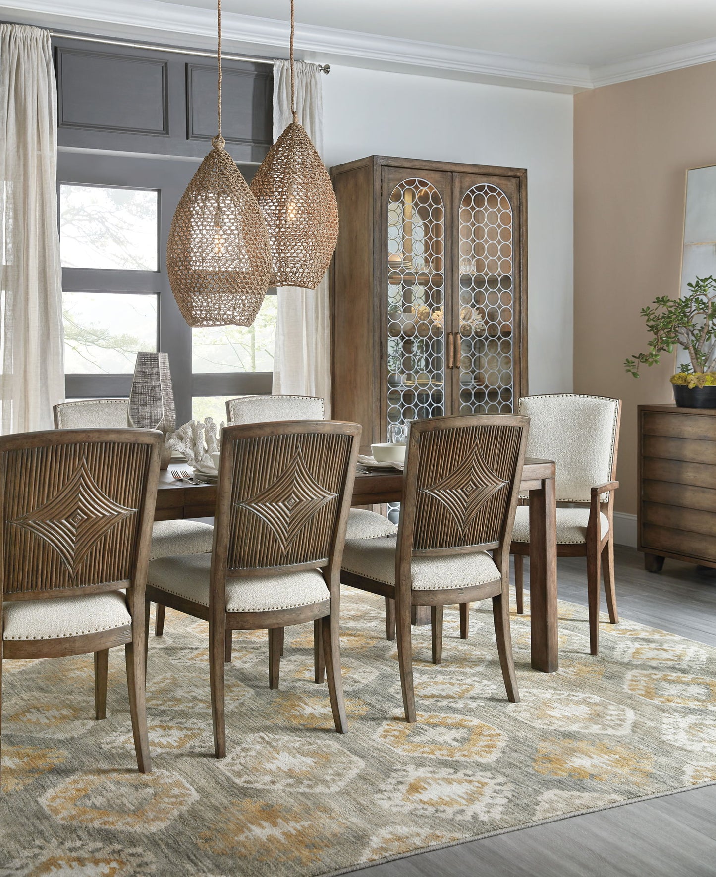 Sundance - Rectangle Dining Table With 1-18" Leaf - Light Brown