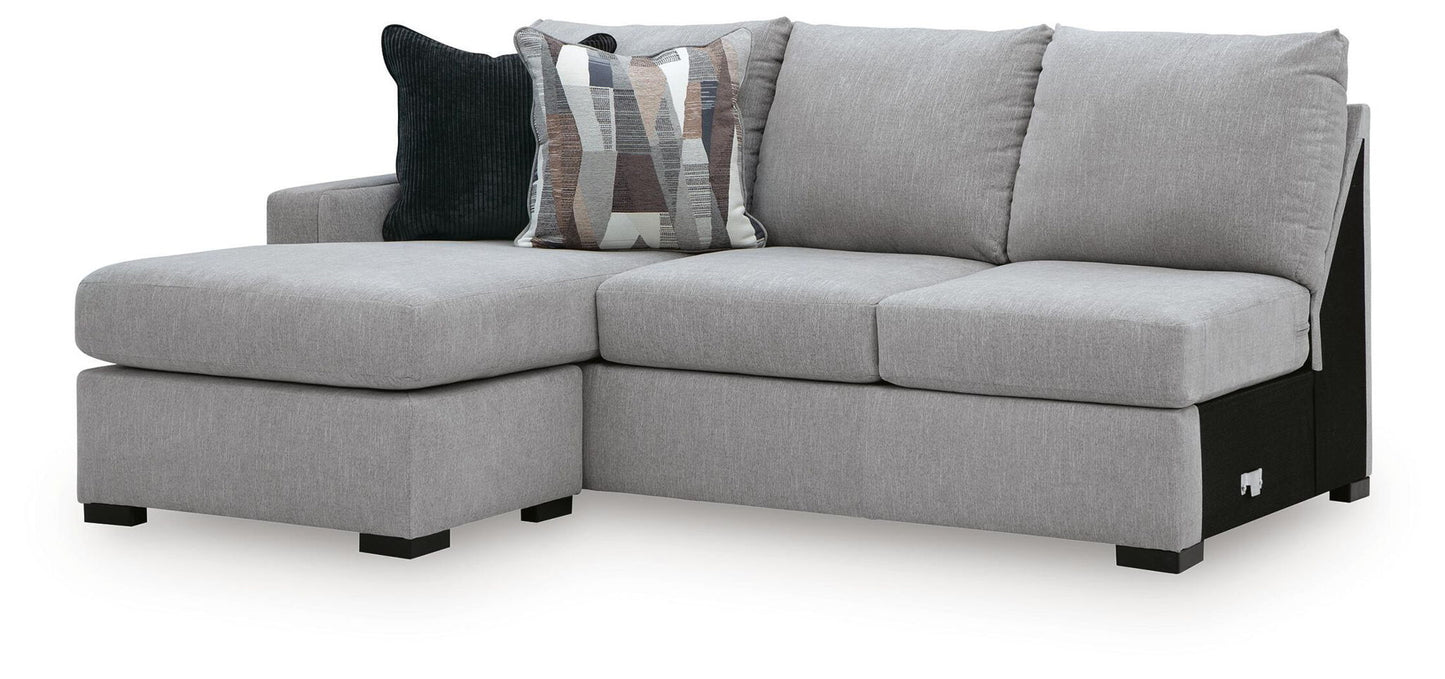 Lakepoint - LAF Sofa Chaise - Nickel
