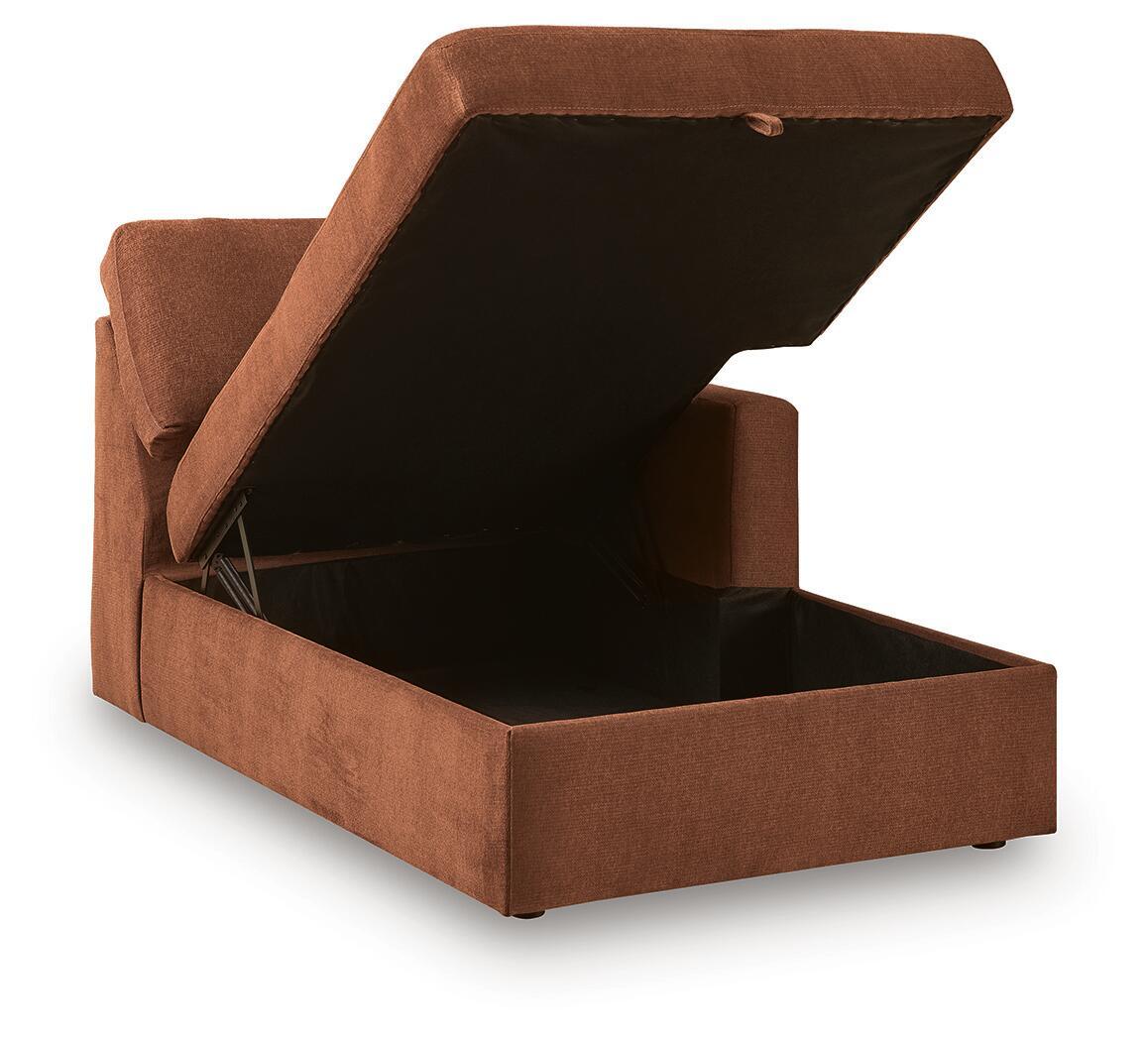 Modmax - RAF Corner Chaise With Storage - Spice
