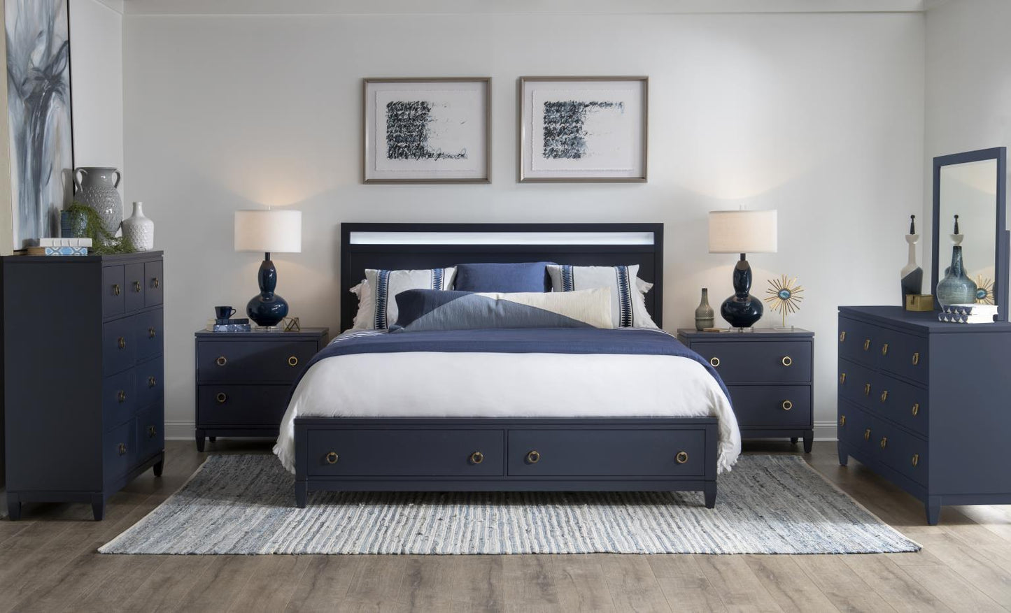 Summerland - Complete Panel Bed With Storage
