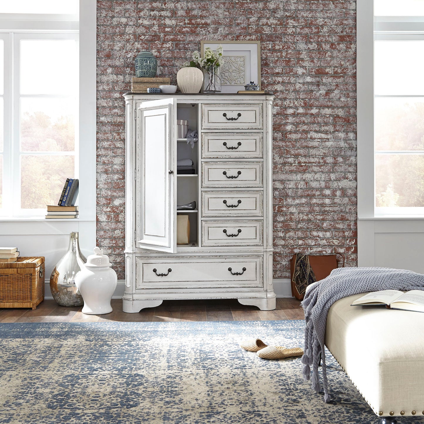 Magnolia Manor - Master Chest - Antique White