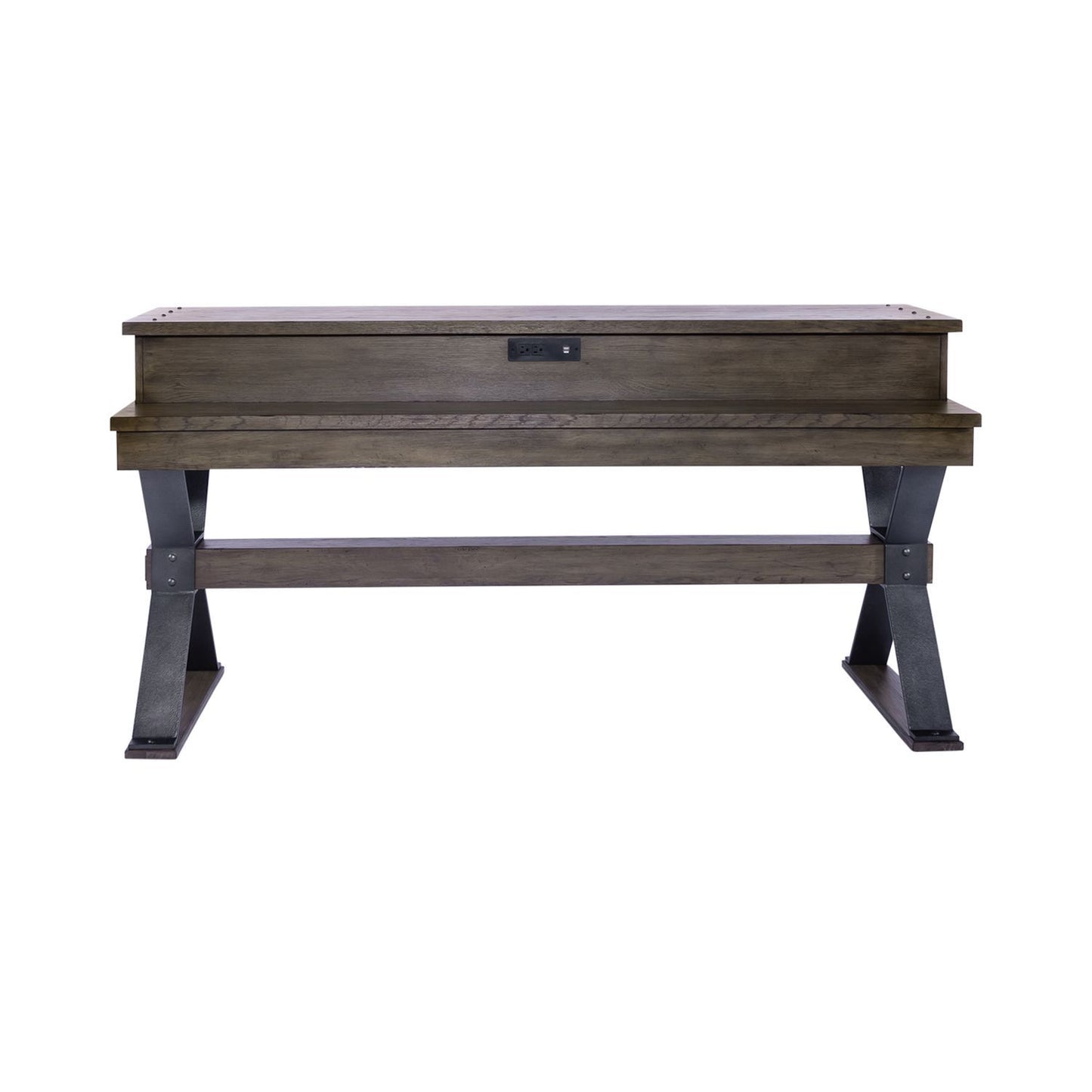 Sonoma Road - Console Bar Table - Weathered Beaten Bark
