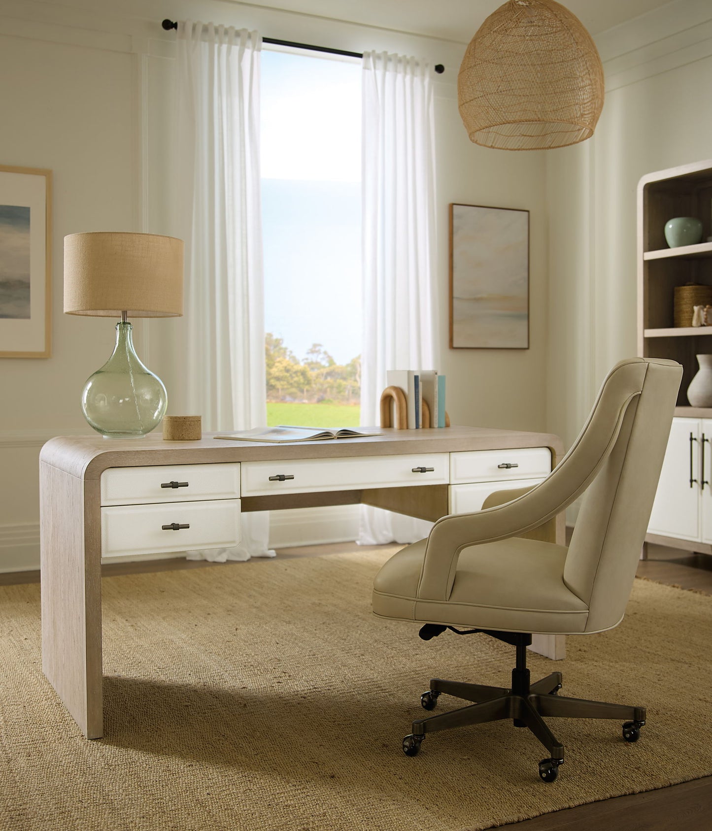 Home Office - Writing Desk - Light Brown