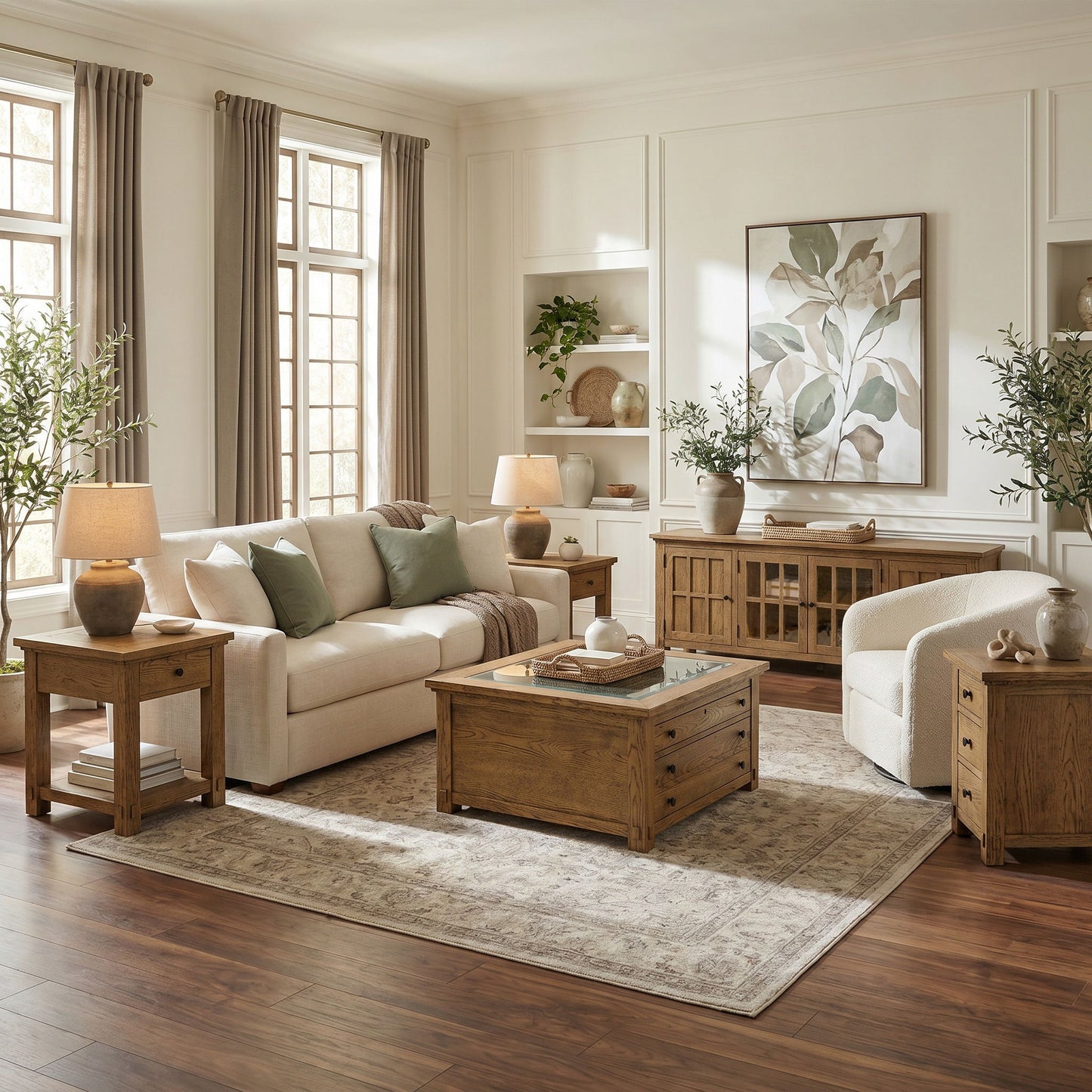 Windsor - Chairside Chest - Brandy