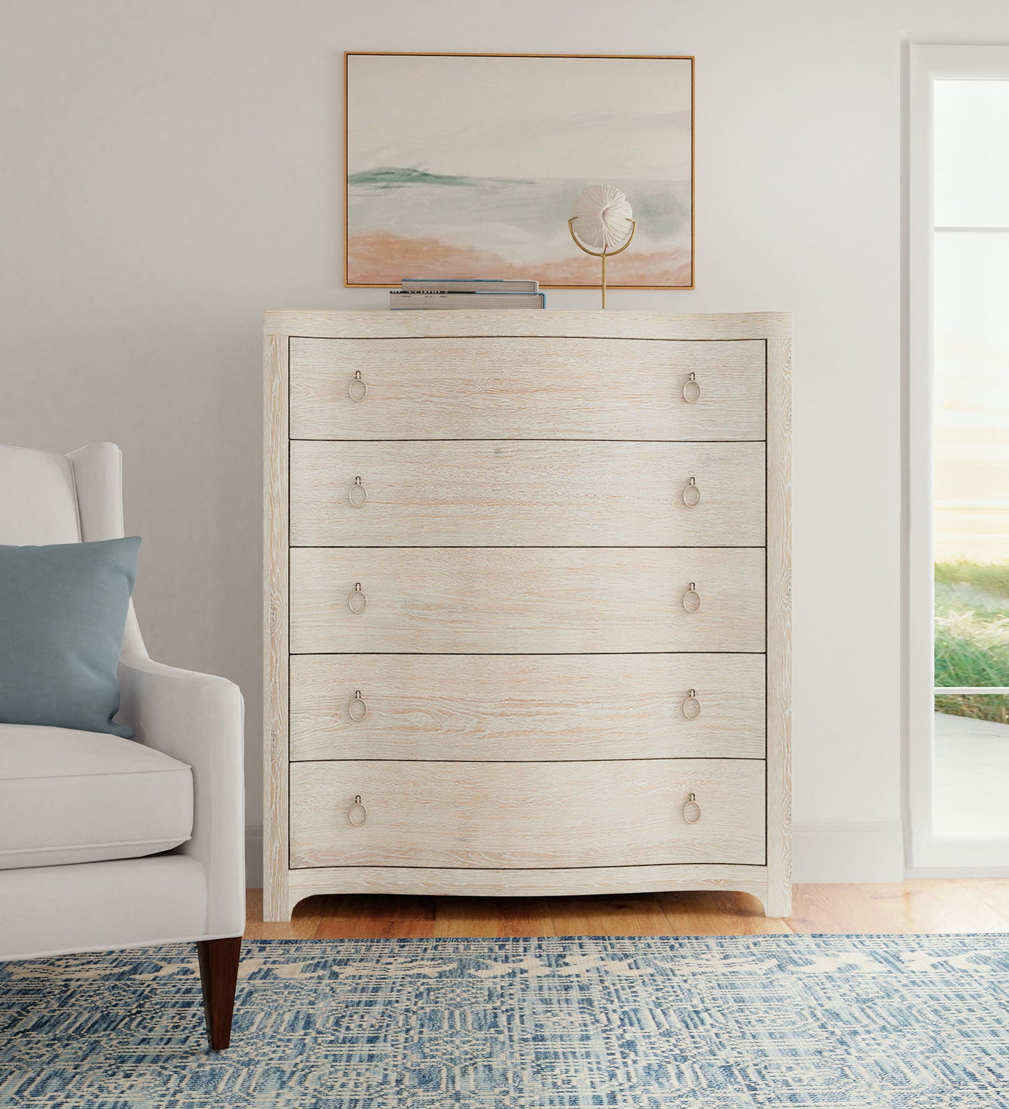 Serenity - Monterey 5-Drawer Chest - Beige