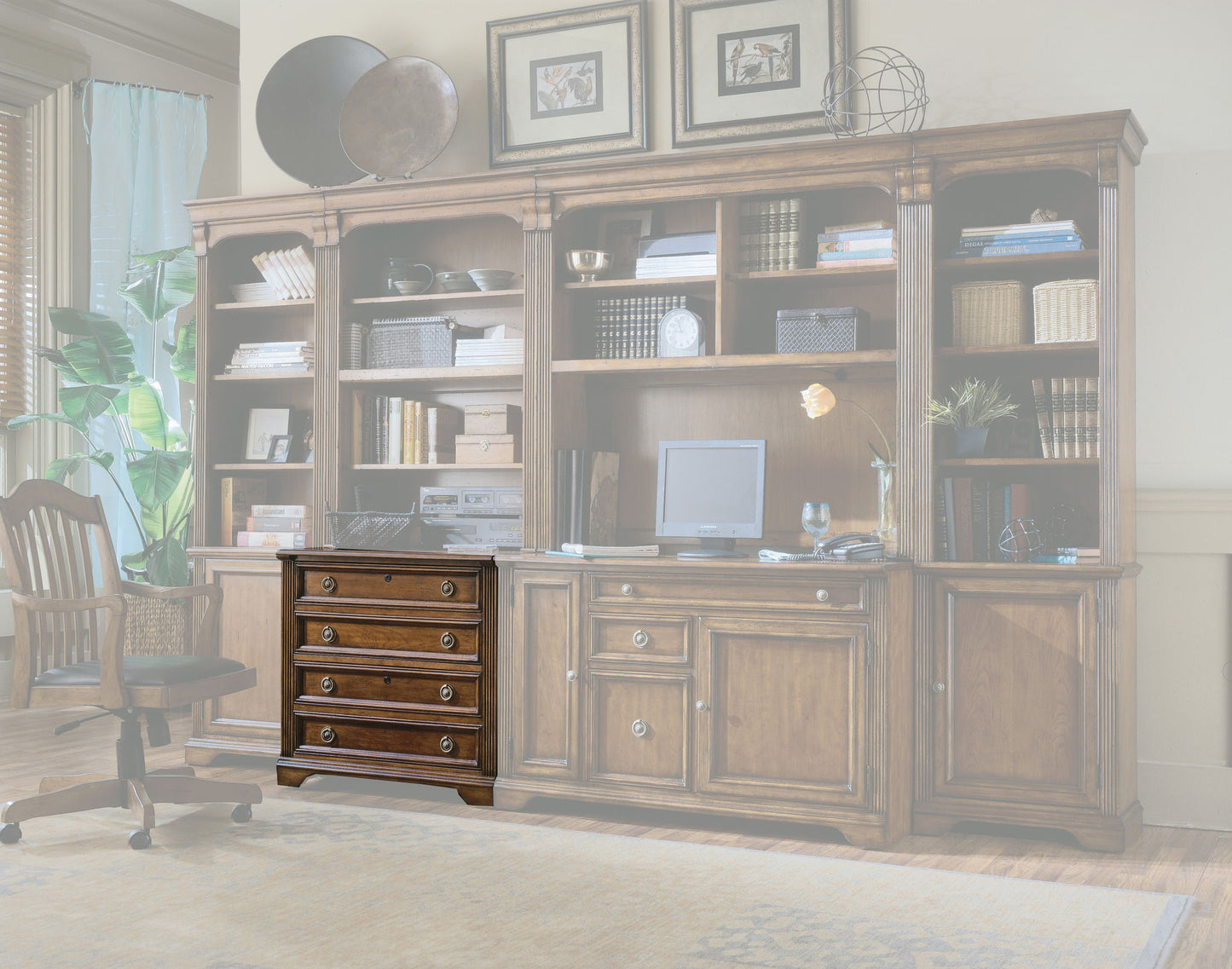 Brookhaven - Lateral File - Dark Brown