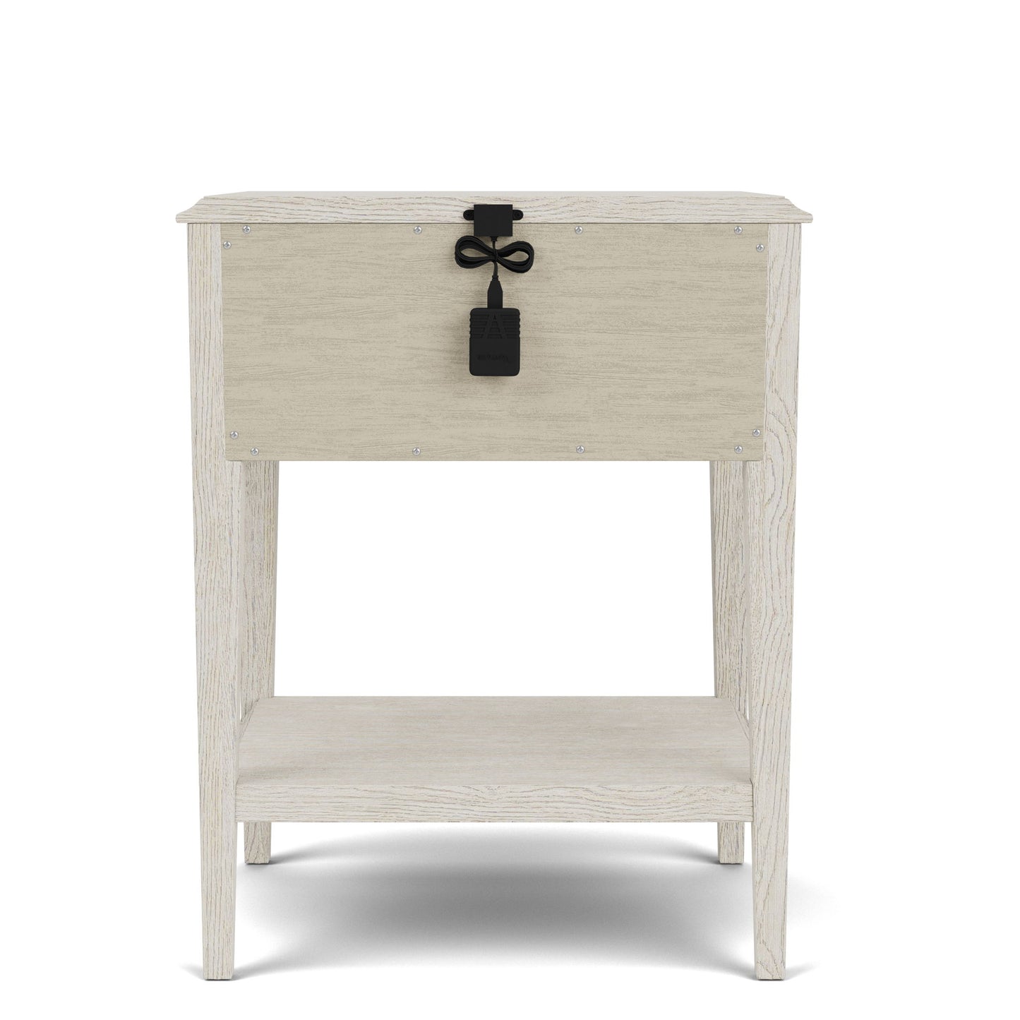 Carmella - One Drawer Accent Nightstand - Pebble Oak