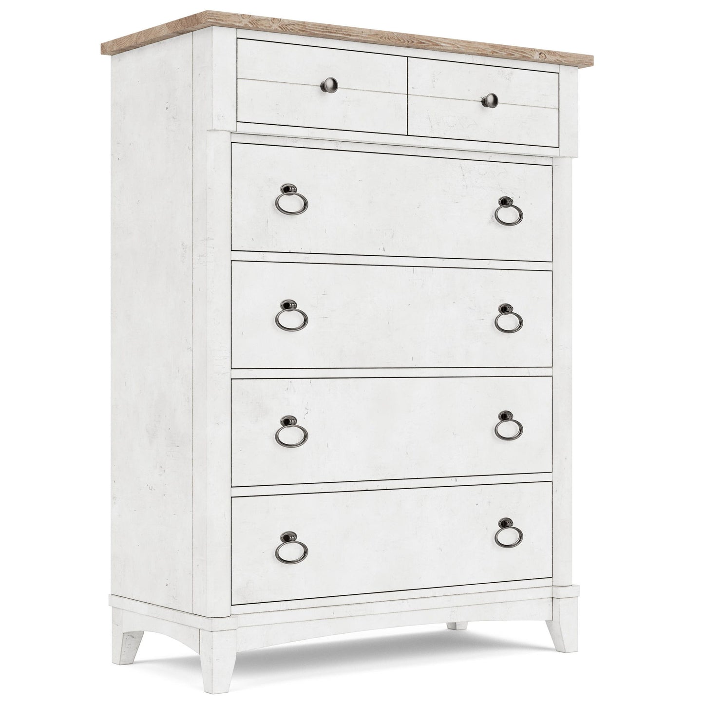 Maddox - 5 Drawer Chest - White