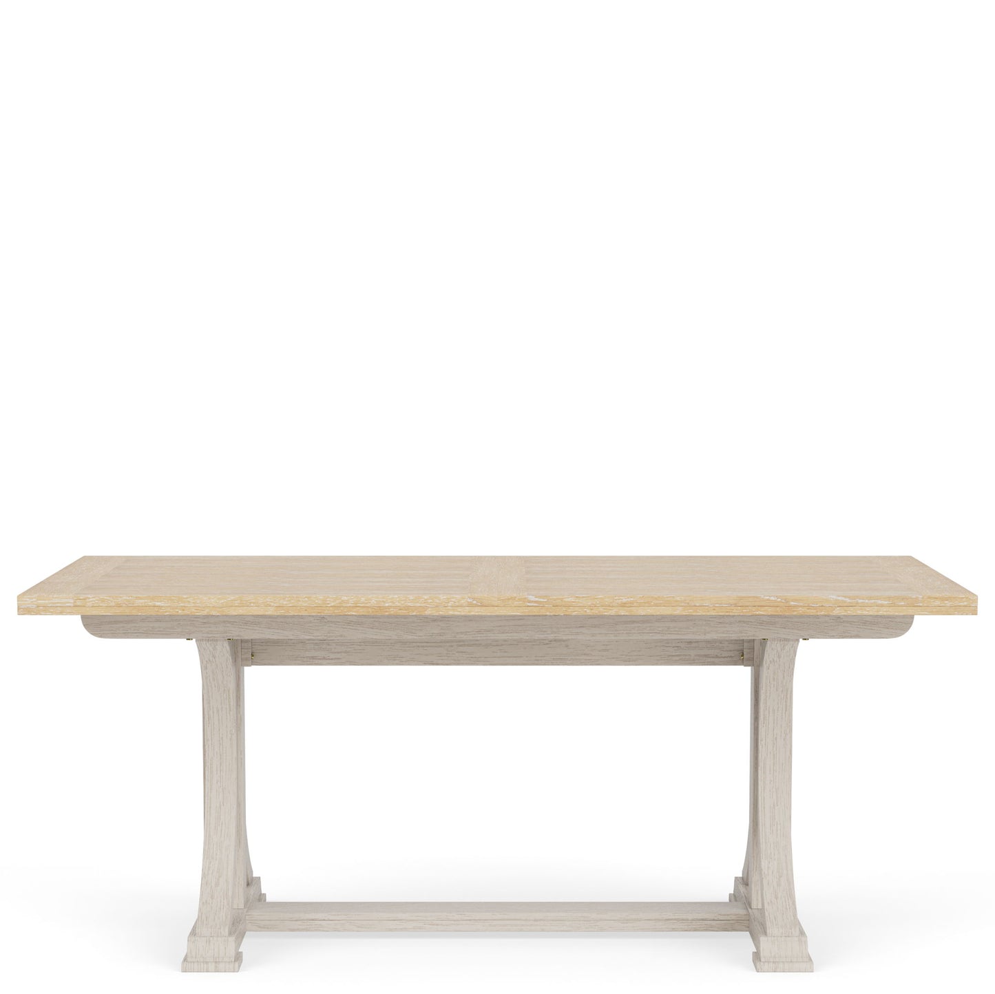 Glenndale - Rectangle Dining Table - Aged White / Wheat