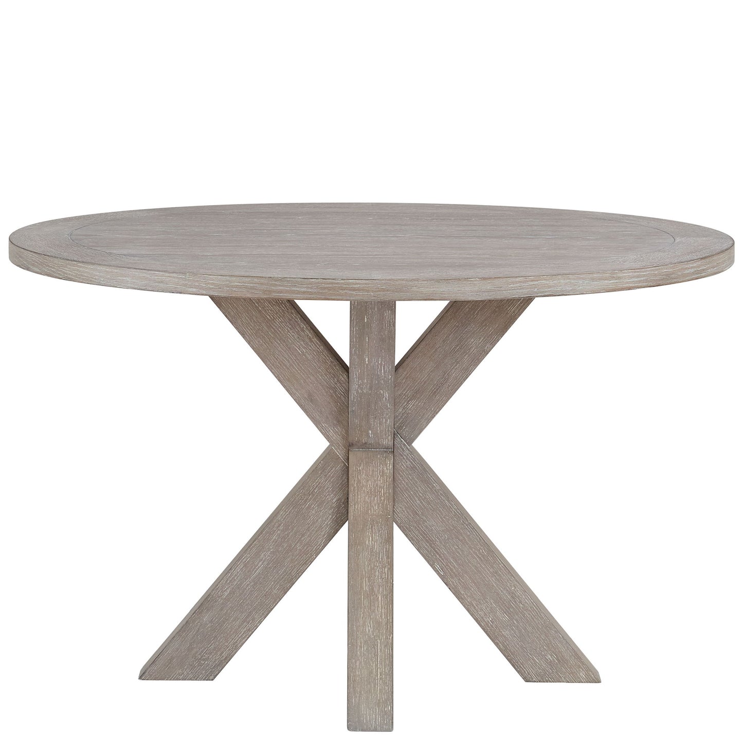 Bennett - Round Dining Table - Frosted Gray