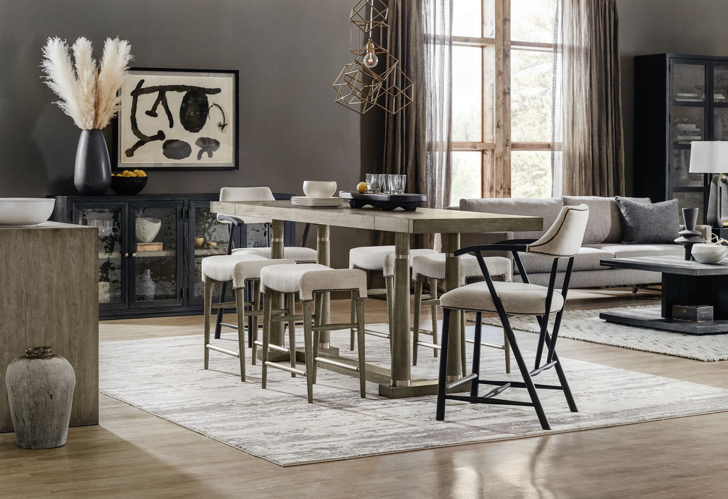 Linville Falls - Green Valley Counter Stool - Beige