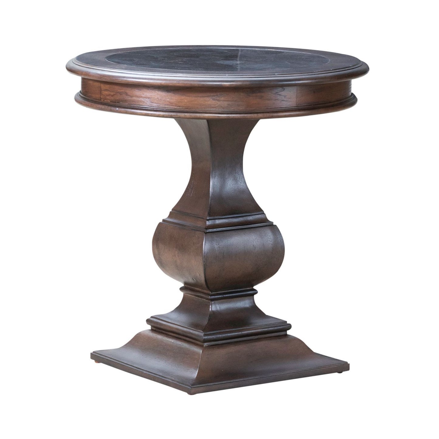Provence Park - Round End Table - Chateau Brown
