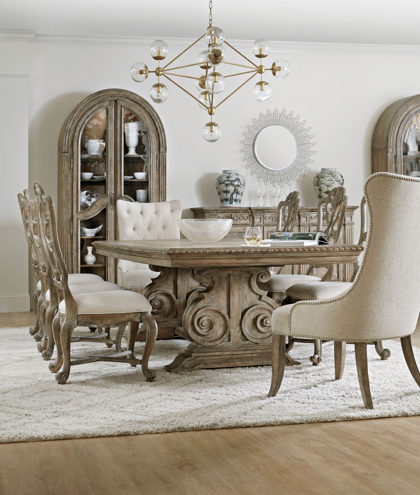 Castella - Rectangle Dining Table With 2-20" Leaves - Light Brown