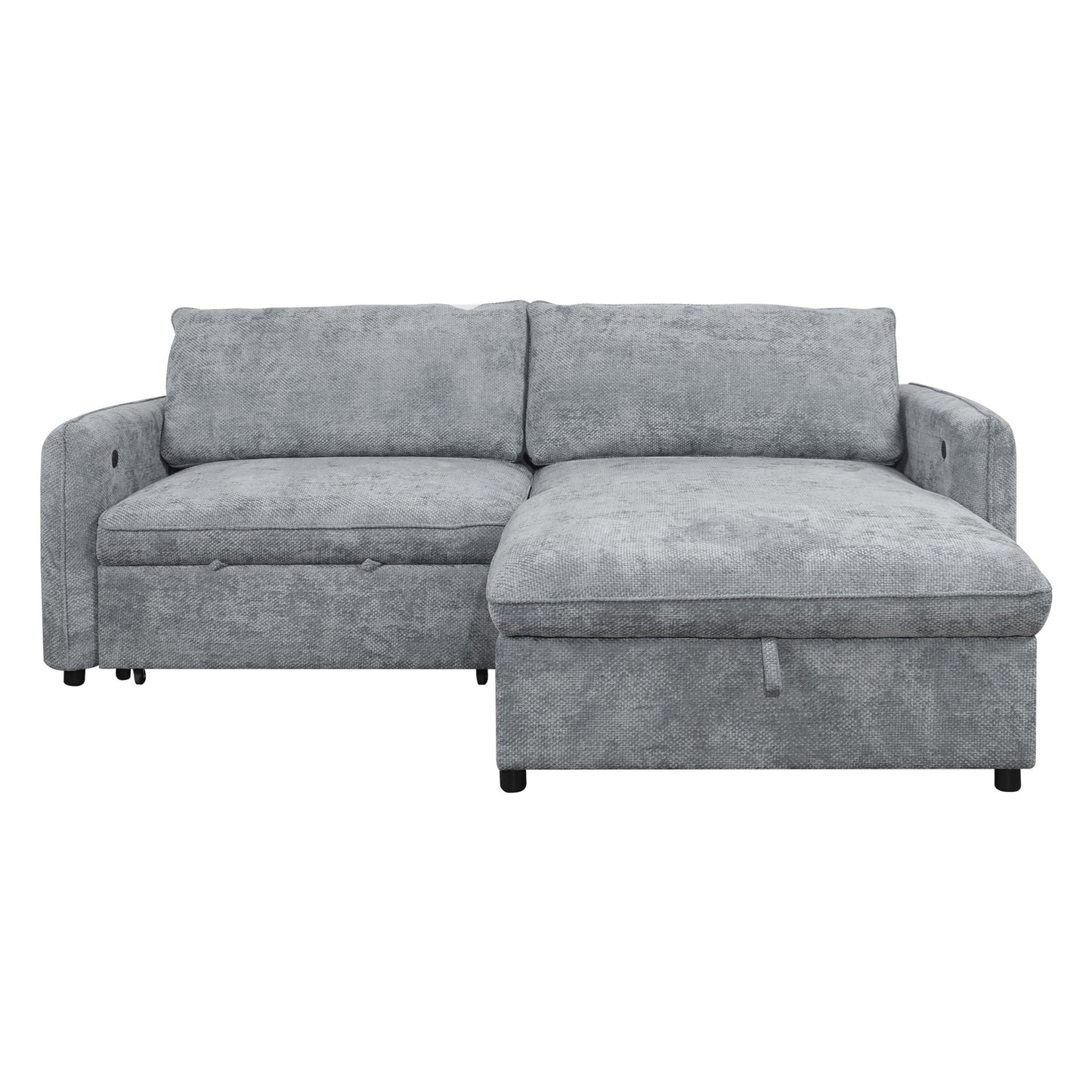 Finn - 2 Piece Sectional (LAF Sofa/Chaise) - Gray