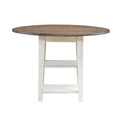 Al Fresco - Drop Leaf Table - Graphite & Whitestone