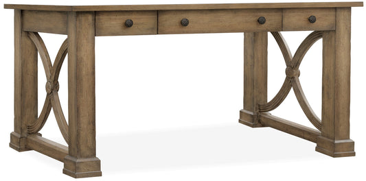 Melange - Architectural Writing Desk - Light Brown