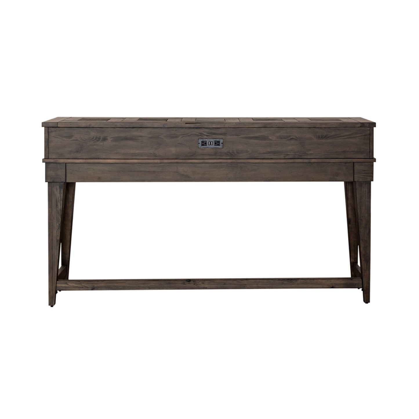 Arrowcreek - Console Bar Table - Weathered Stone
