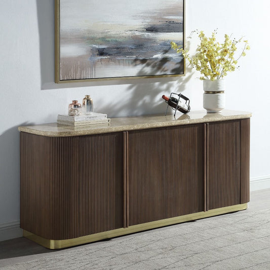Clayten - Server - Brown Oak