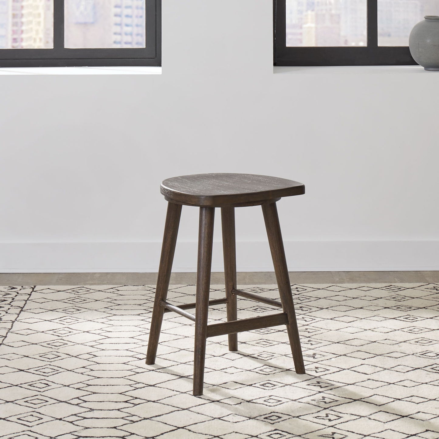 City View - Console Stool - Coffee Bean