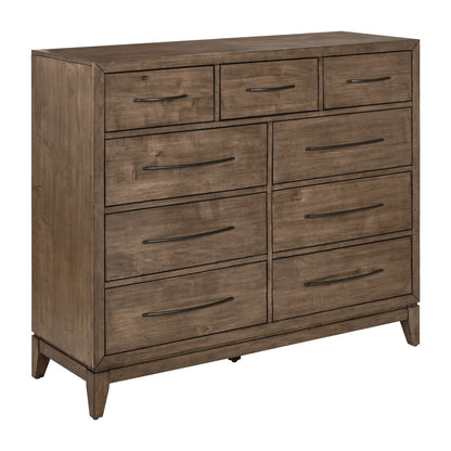 Shaker Lakes - 9 Drawer Chesser - Harvest Brown
