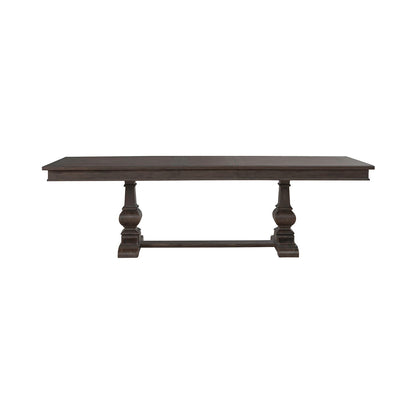 Paradise Valley - Trestle Table - Saddle Brown
