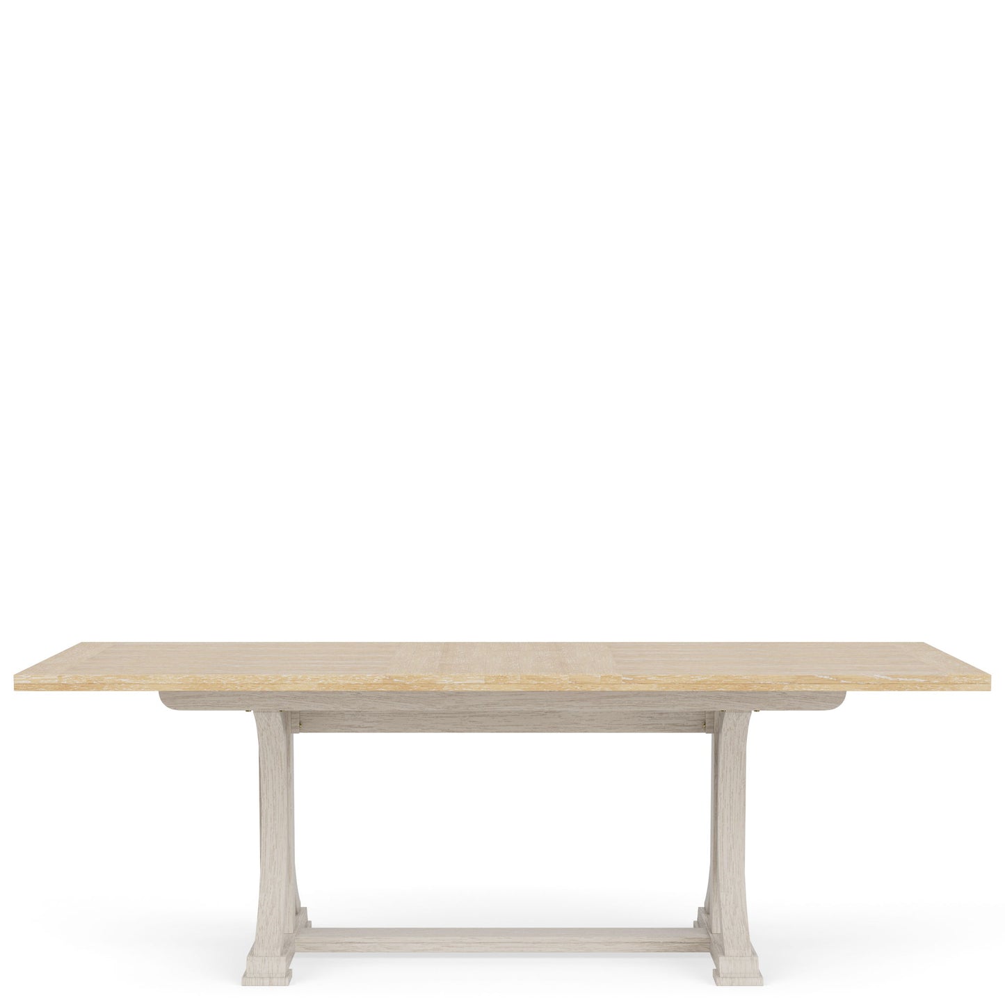 Glenndale - Rectangle Dining Table - Aged White / Wheat