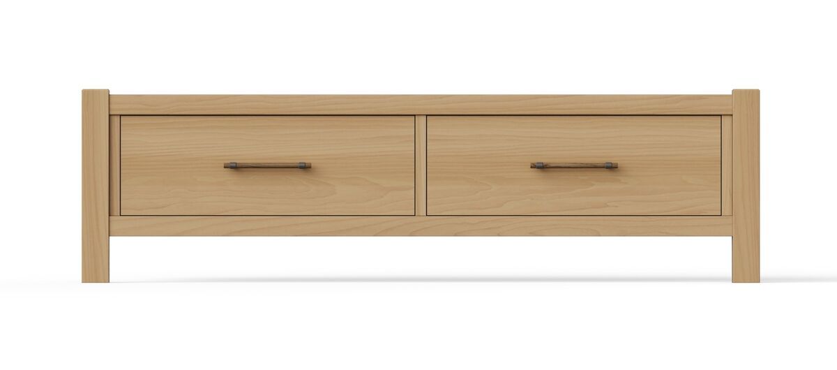 Pure Maple - Poster Storage Bed