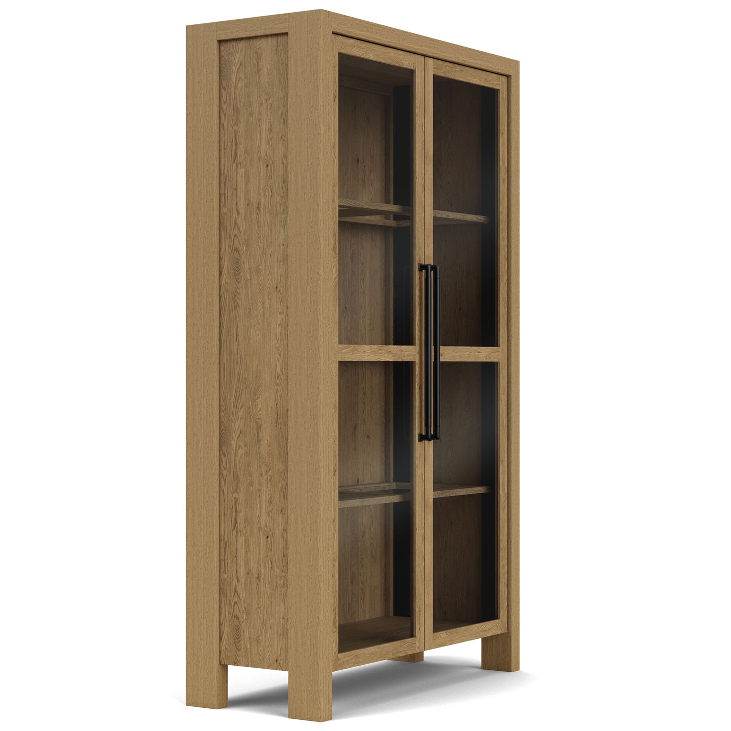 Davie - Display Cabinet - Light Brown
