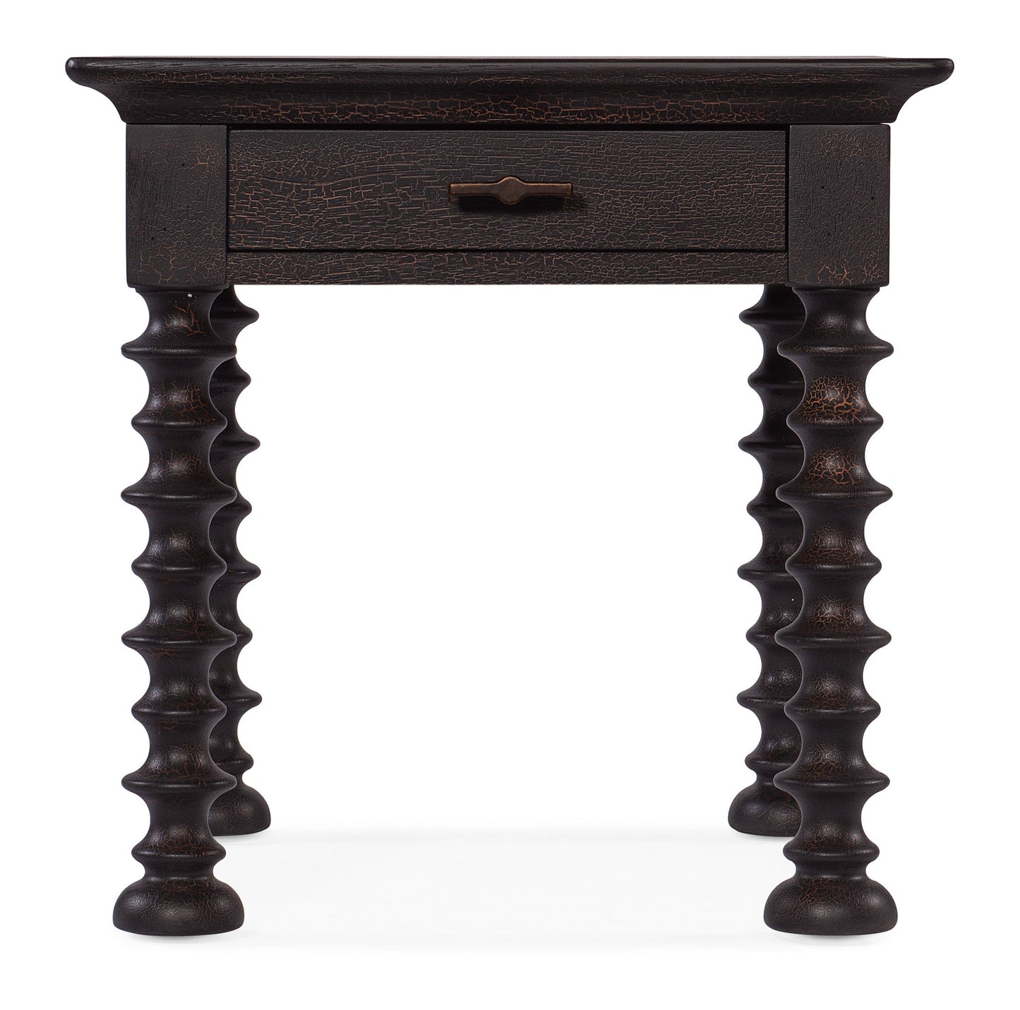 Big Sky - Turned Leg End Table - Black