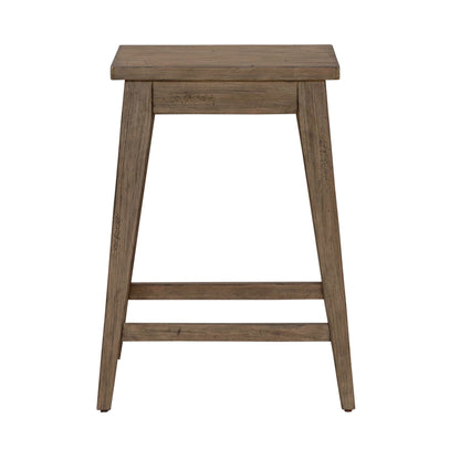 Pinebrook Ridge - Console Stool - Weathered Toffee