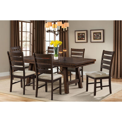 Jax - Ladder Back Side Chair (Set of 2) - Smokey Walnut