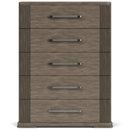 Sariel - 5 Drawer Chest - Dark Brown