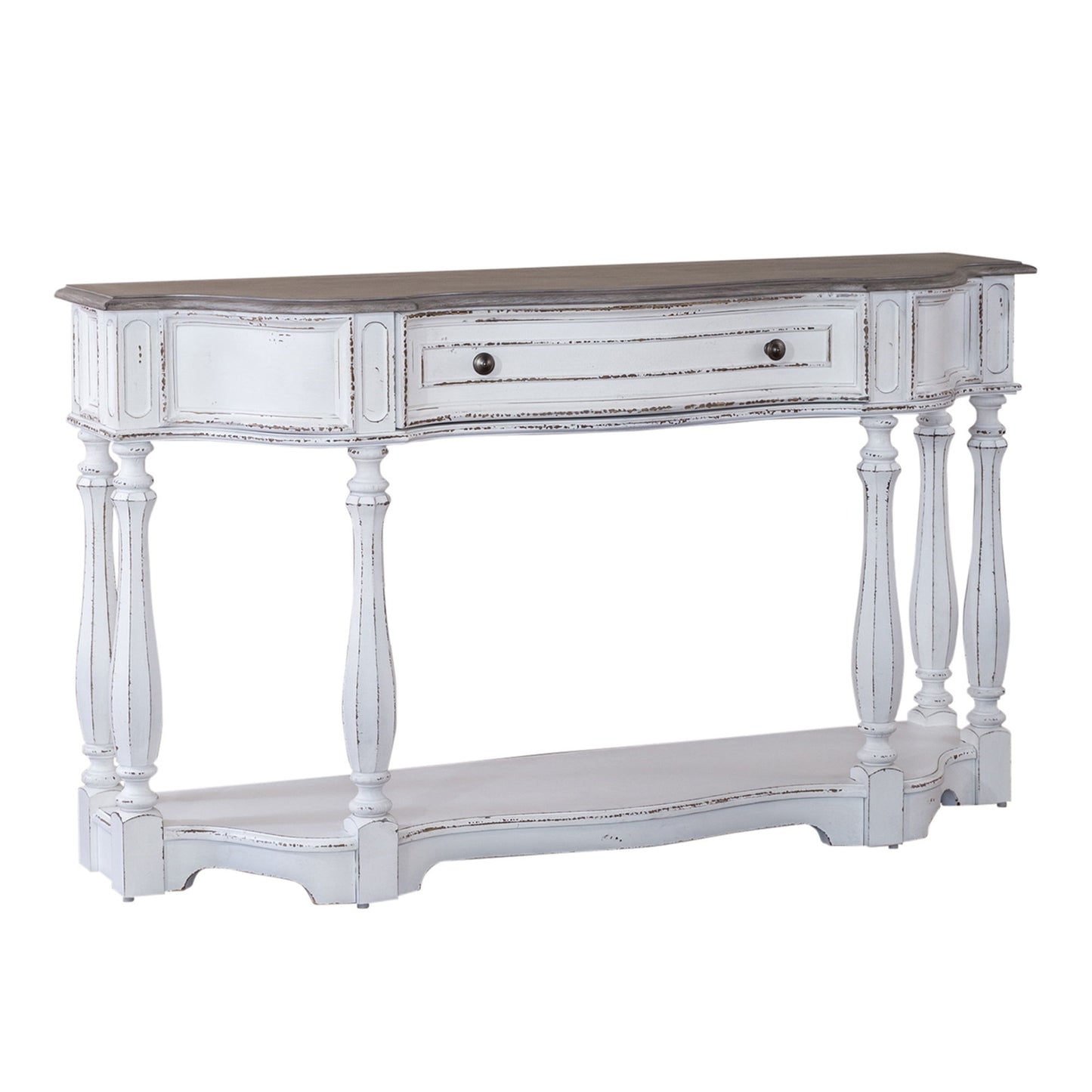 Magnolia Manor - Hall Console Table - Antique White