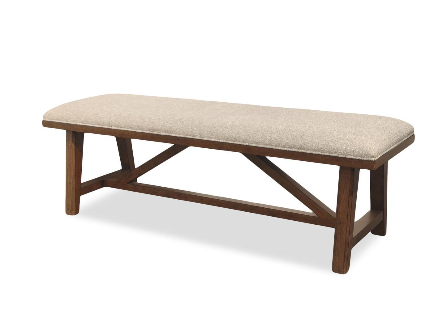 Langley - Upholstered Dining Bench - Tawny Brown