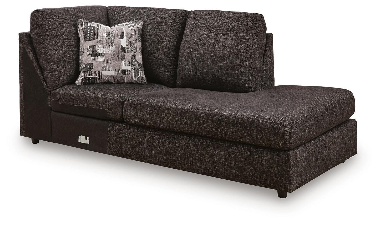 Lentiz - RAF Corner Chaise - Onyx