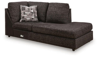 Lentiz - RAF Corner Chaise - Onyx