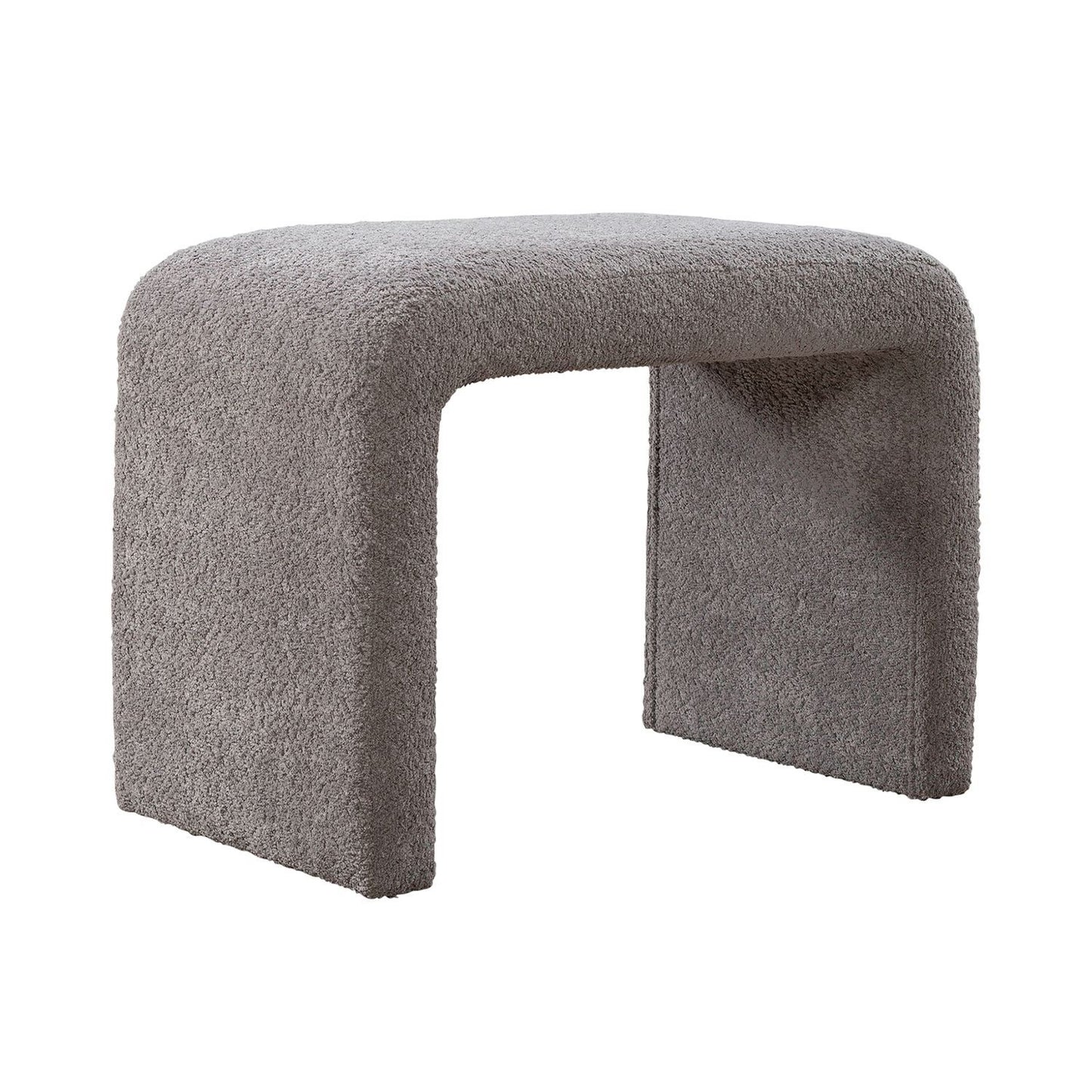 Cascade Falls - Upholstered Accent Stool - Satin Espresso