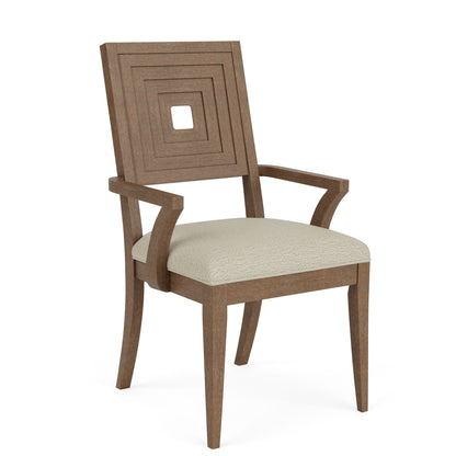 Cascade - Upholstered Wood Back Arm Chair (Set of 2)