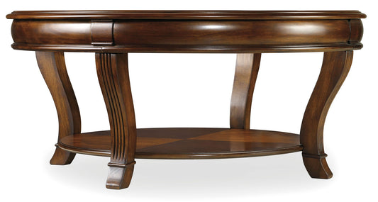 Brookhaven - Round Cocktail Table - Dark Brown