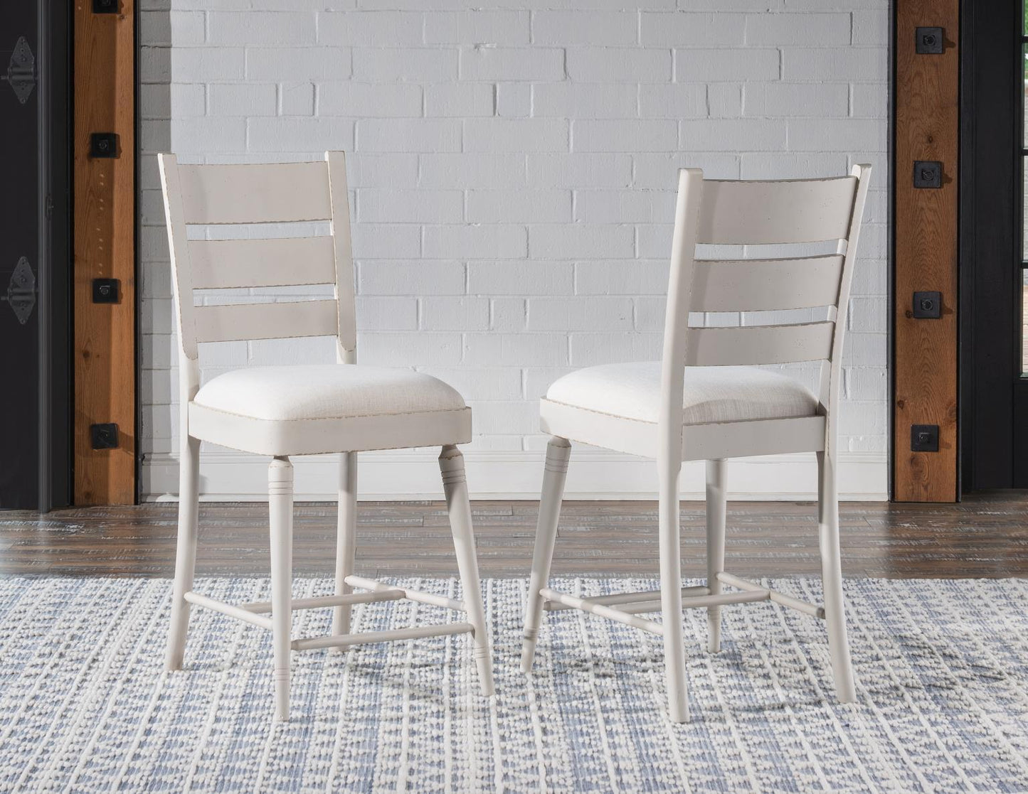 Lake House - Ladder Back Counter Height Stool (Set of 2)
