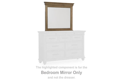 Karallin - Bedroom Mirror - Medium Brown
