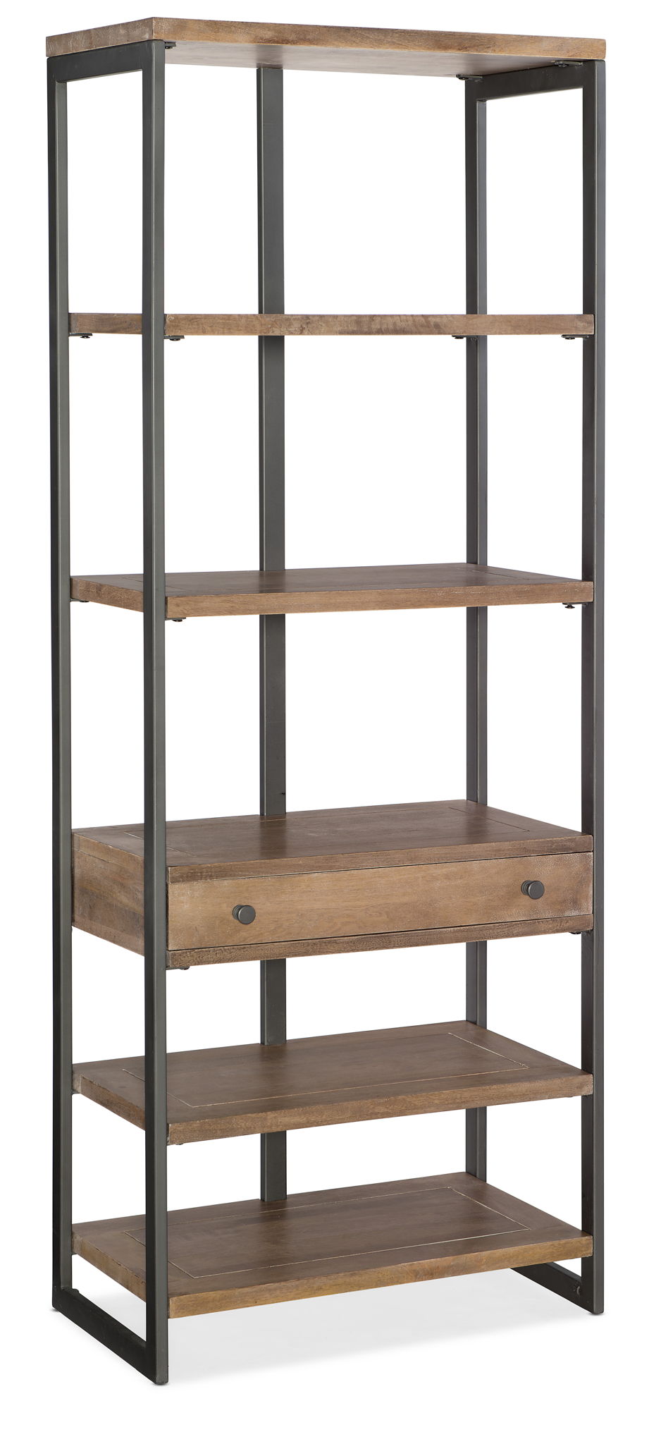 Home Office - Shelves 1-Drawer Bookcase - Light Brown