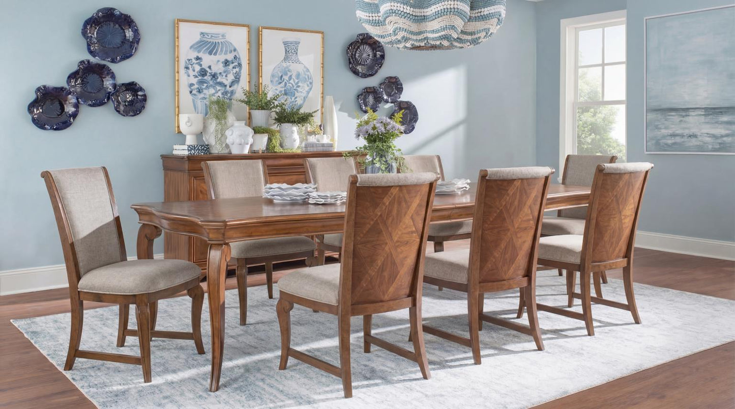 Echelon - Upholstered Side Chair (Set of 2) - Heritage Walnut