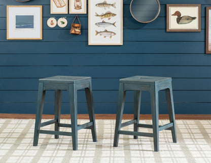Lake House - Counter Height Backless Stool (Set of 2)