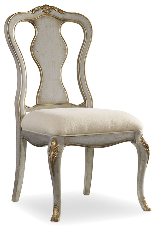 Home Accent - 30 - Desk Chair - Pearl Silver