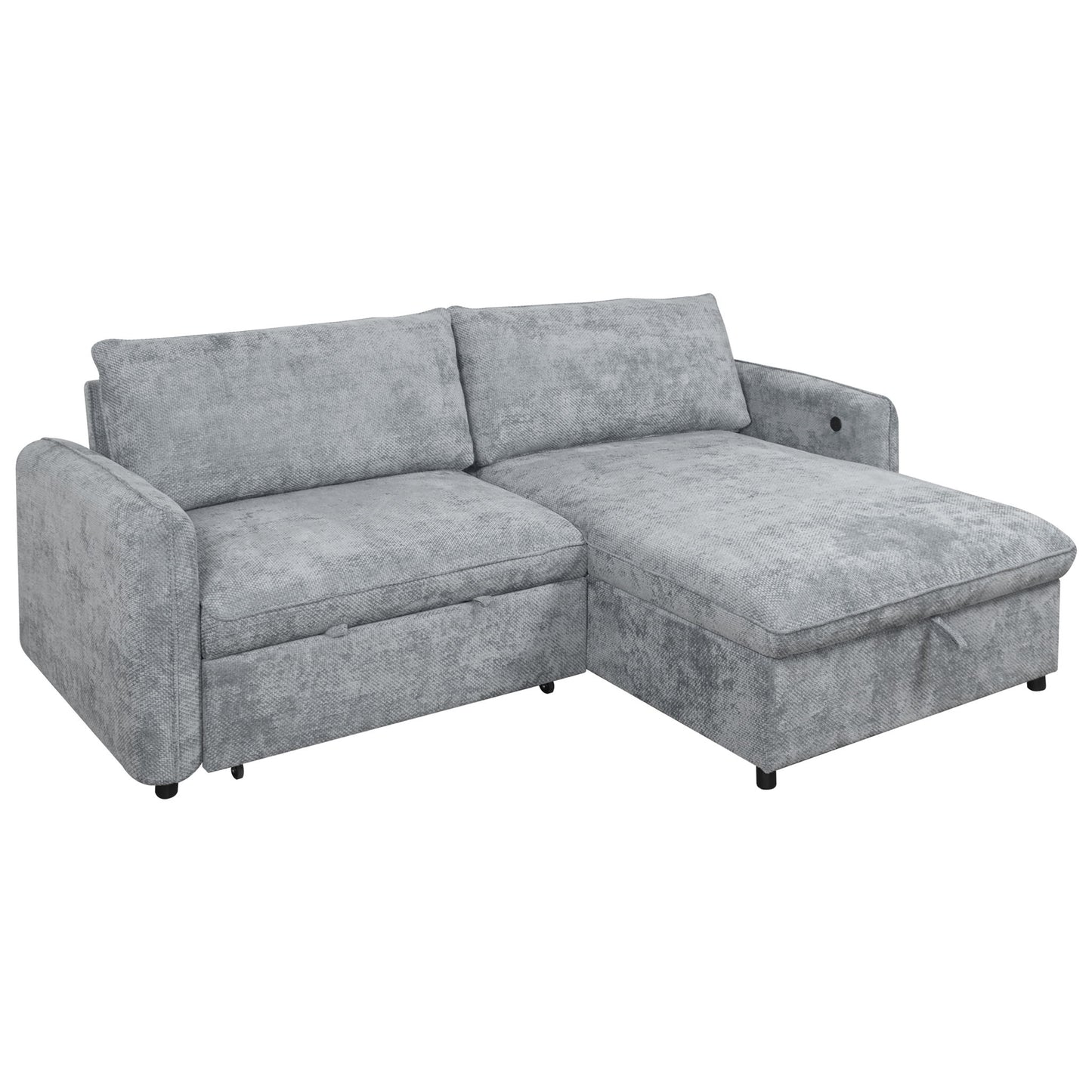 Finn - 2 Piece Sectional (LAF Sofa/Chaise) - Gray